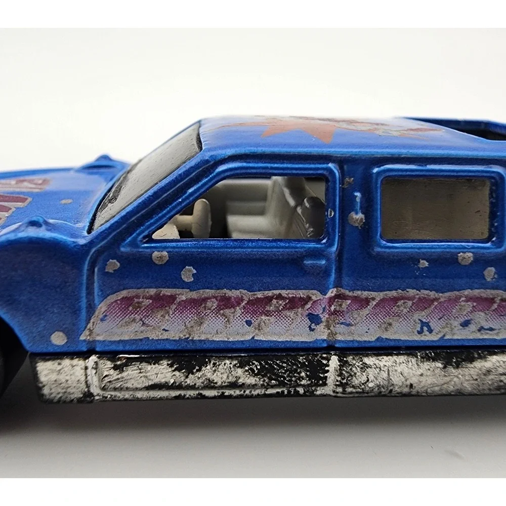Hot Wheels Blue 1990 Bang! Blam!‎ Car Made in Malaysia